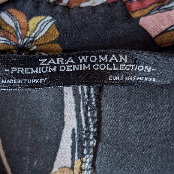 Zara | long floral print dress - Picture 9 of 12